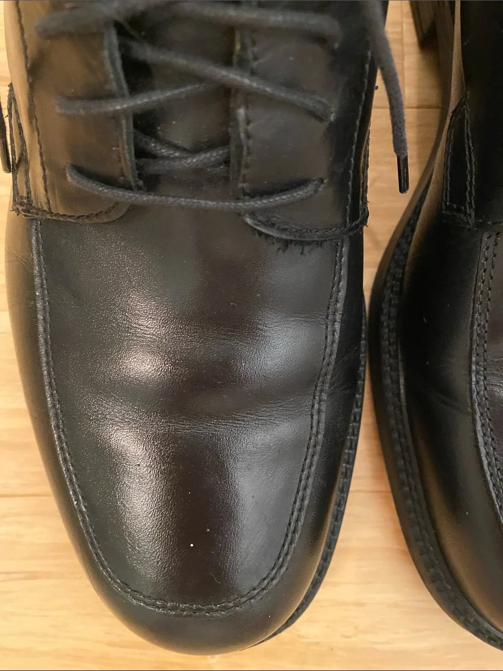 Men’s G.H. Bass & Co. Black Leather Lace-Up Shoes